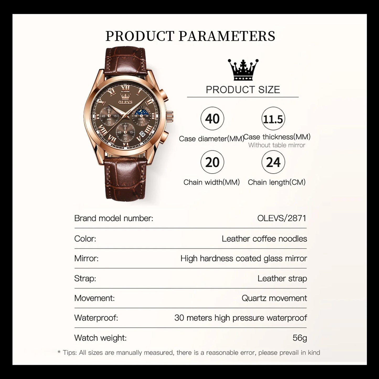 ساعة رجال الاعمال الكلاسيكية